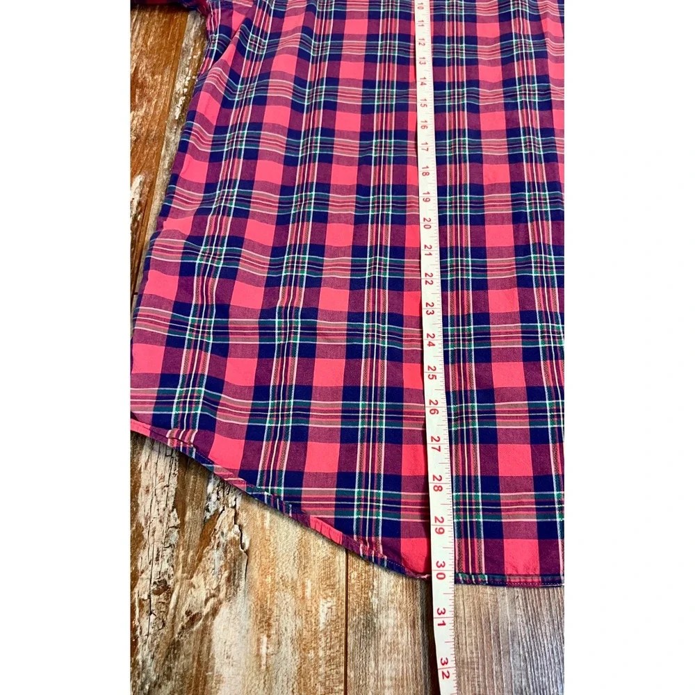 Polo Ralph Lauren Men XL Plaid Button Down Shirt Pink Purple Long Sleeve Pockets - Picture 7 of 11